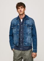 Men Denim Pepe Jeans Pinner Regular Fit Denim Jacket 60J40831 - Image 2