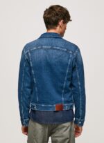 Men Denim Pepe Jeans Pinner Regular Fit Denim Jacket 60J40831 - Image 4
