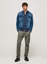 Men Denim Pepe Jeans Pinner Regular Fit Denim Jacket 60J40831 - Image 5