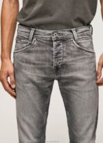 Men Denim Pepe Jeans Spike Midrise Regular Fit Jeans 60J40802 - Image 3