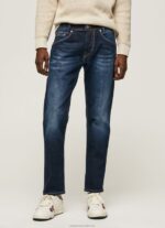 Men Denim Pepe Jeans Spike Midrise Regular Fit Jeans 60J40805 - Image 2