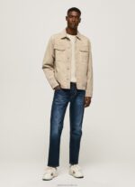 Men Denim Pepe Jeans Spike Midrise Regular Fit Jeans 60J40805