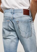 Men Denim Pepe Jeans Stanley Midrise Regular Fit Jeans 60J40807 - Image 5