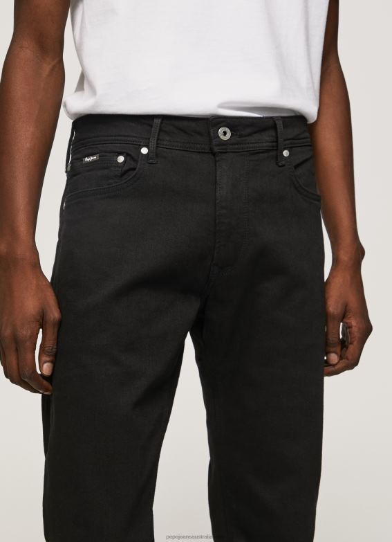 Men Denim Pepe Jeans Stanley Taper Fit Regular Waist Jeans 60J40806 - Image 3