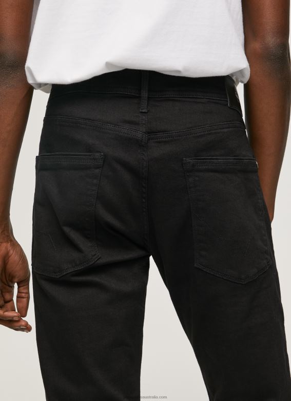 Men Denim Pepe Jeans Stanley Taper Fit Regular Waist Jeans 60J40806 - Image 5