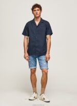 Men Denim Pepe Jeans Stanley Tapered Fit Denim Shorts 60J40821