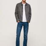 Men Denim Pepe Jeans Track Midrise Regular Fit Jeans 60J40804