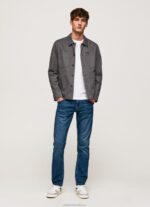Men Denim Pepe Jeans Track Midrise Regular Fit Jeans 60J40804
