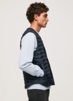 Men Dulwich Pepe Jeans Button Fastened Padded Waistcoat 60J40845 - Image 4