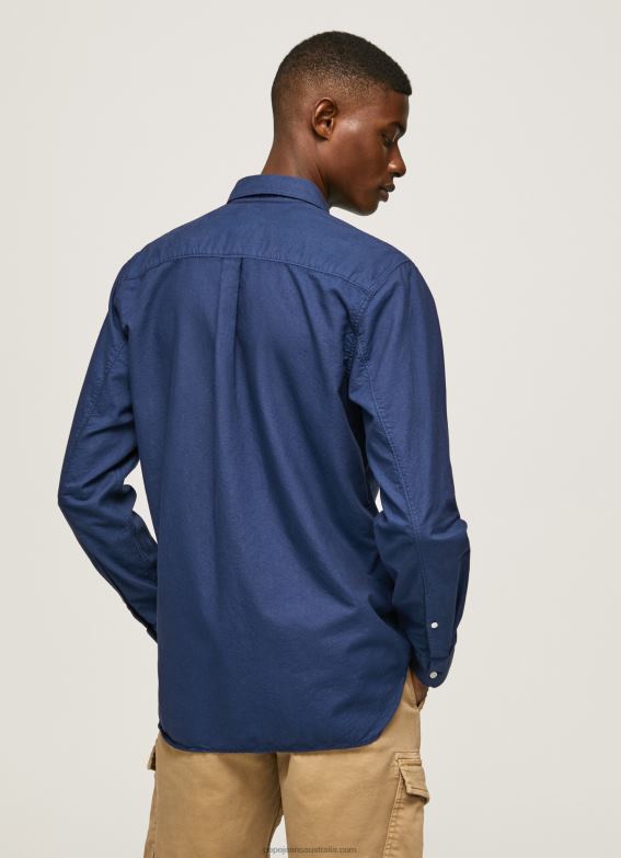 Men Dulwich Pepe Jeans Fabio Regular Fit Oxford Shirt 60J401025 - Image 4
