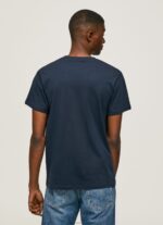Men Dulwich Pepe Jeans Flag Logo N Waving Flag T-Shirt 60J40935 - Image 4
