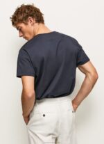 Men Dulwich Pepe Jeans Logo Print T-Shirt 60J40969 - Image 4