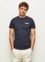 Men Dulwich Pepe Jeans Logo Print T-Shirt 60J40973 - Image 3
