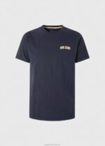 Men Dulwich Pepe Jeans Logo Print T-Shirt 60J40973 - Image 5