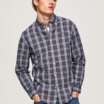 Men Dulwich Pepe Jeans Lynwood Regular Fit Checked Shirt 60J401033