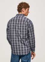 Men Dulwich Pepe Jeans Lynwood Regular Fit Checked Shirt 60J401033 - Image 4