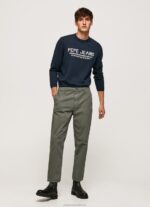 Men Dulwich Pepe Jeans Pluton Rounded Collar Jersey 60J40850 - Image 2