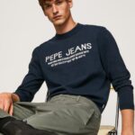 Men Dulwich Pepe Jeans Pluton Rounded Collar Jersey 60J40850