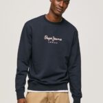 Men Dulwich Pepe Jeans Printed Logo Cotton Jumper 60J40884