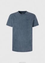 Men Dulwich Pepe Jeans Printed Logo Cotton T-Shirt 60J40948 - Image 5
