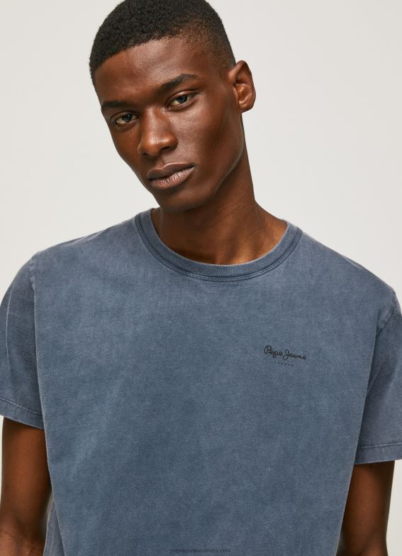 men_dulwich_pepe_jeans_printed_logo_cotton_t_shirt_60j40948.jpg Men Dulwich Pepe Jeans Printed Logo Cotton T-Shirt 60J40948 - Image 1