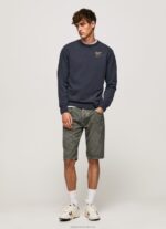 Men Dulwich Pepe Jeans Rounded Collar Cotton Jumper 60J40873 - Image 2