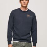 Men Dulwich Pepe Jeans Rounded Collar Cotton Jumper 60J40873