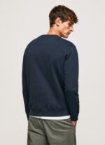 Men Dulwich Pepe Jeans Rounded Collar Cotton Jumper 60J40894 - Image 4