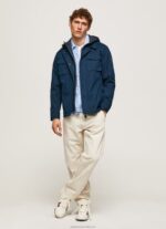 Men Dulwich Pepe Jeans Short Parka With Detachable Bib 60J40832 - Image 2