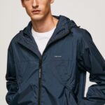 Men Dulwich Pepe Jeans Windbreaker Jacket With Hood 60J40828