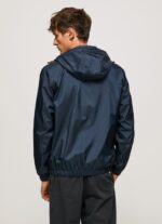 Men Dulwich Pepe Jeans Windbreaker Jacket With Hood 60J40828 - Image 4