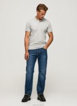 Men Grey Marl Pepe Jeans Logo T-Shirt 60J401084 - Image 2