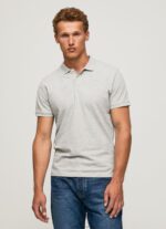 Men Grey Marl Pepe Jeans Logo T-Shirt 60J401084