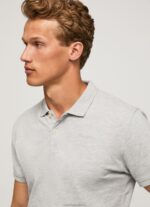 Men Grey Marl Pepe Jeans Logo T-Shirt 60J401084 - Image 3