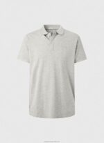 Men Grey Marl Pepe Jeans Logo T-Shirt 60J401084 - Image 5