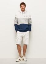 Men Jarman Pepe Jeans Colour Block Cotton Jumper 60J40871 - Image 2