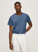 Men Jarman Pepe Jeans Embroidered Logo T-Shirt 60J40975