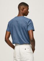 Men Jarman Pepe Jeans Embroidered Logo T-Shirt 60J40975 - Image 4