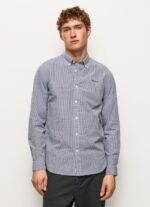 Men Jarman Pepe Jeans Lamar Checkered Poplin Shirt 60J401046