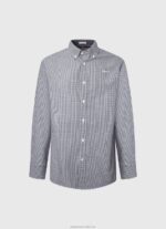 Men Jarman Pepe Jeans Lamar Checkered Poplin Shirt 60J401046 - Image 5