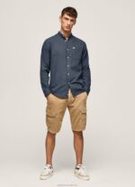 Men Jarman Pepe Jeans Levenshulme Regular Fit Shirt 60J401062 - Image 2
