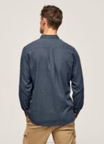 Men Jarman Pepe Jeans Levenshulme Regular Fit Shirt 60J401062 - Image 4