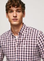 Men Jarman Pepe Jeans Load Two-Toned Checkered Shirt 60J401066 - Image 3