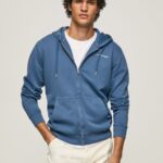 Men Jarman Pepe Jeans Logo Jumper With Zipper 60J40911