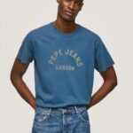 Men Jarman Pepe Jeans Logo Print T-Shirt 60J40951