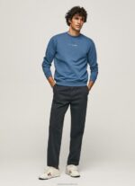 Men Jarman Pepe Jeans Logo Printed Cotton Sweatshirt 60J40907 - Image 2