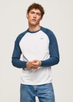 Men Jarman Pepe Jeans Long Sleeves Raglan T-Shirt 60J40985