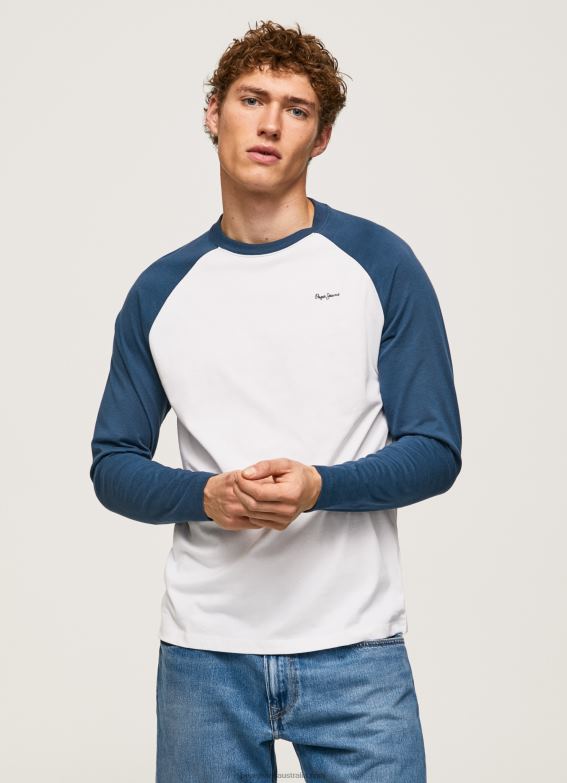 men_jarman_pepe_jeans_long_sleeves_raglan_t_shirt_60j40985.jpg Men Jarman Pepe Jeans Long Sleeves Raglan T-Shirt 60J40985 - Image 1