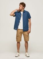 Men Jarman Pepe Jeans Parker Short Sleeved Shirt 60J401055 - Image 2