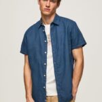 Men Jarman Pepe Jeans Parker Short Sleeved Shirt 60J401055